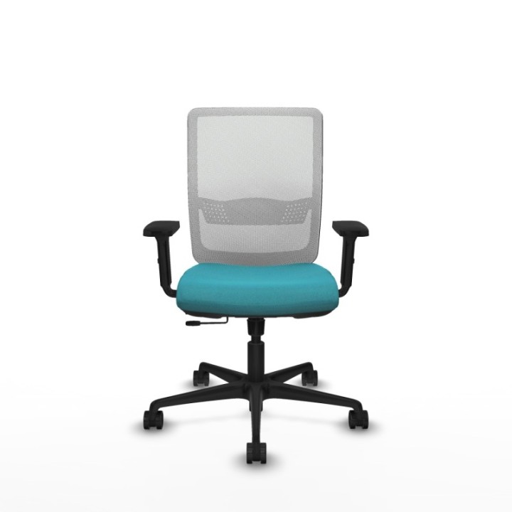 Haches traslack malla blanca bali turquesa brazos 2D base nailon ruedas 65mm nailon