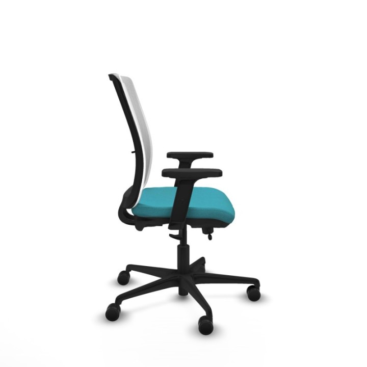 Haches traslack malla blanca bali turquesa brazos 2D base nailon ruedas 65mm nailon