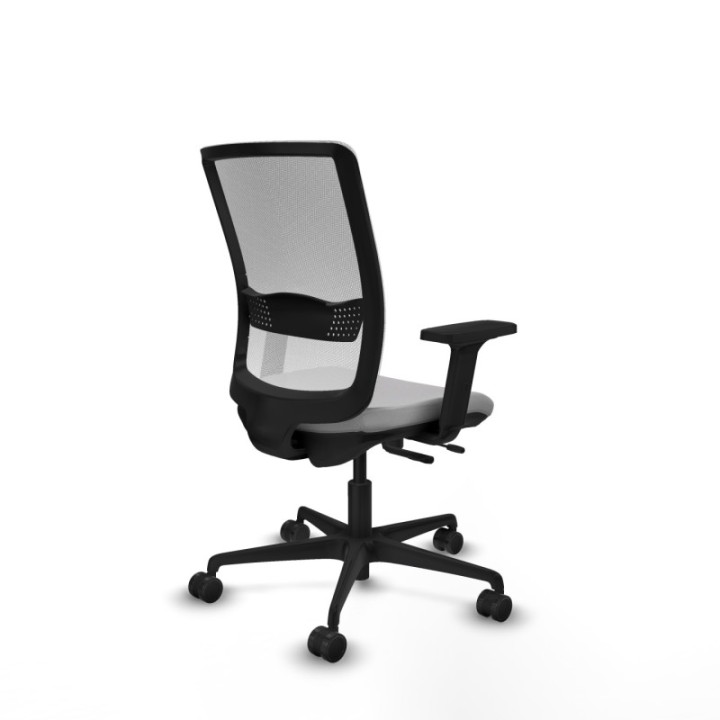 Haches traslack malla blanca bali gris claro brazos 2D base nailon ruedas 65mm nailon