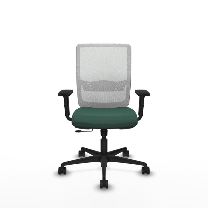 Haches traslack malla blanca bali verde botella brazos 2D base nailon ruedas 65mm nailon