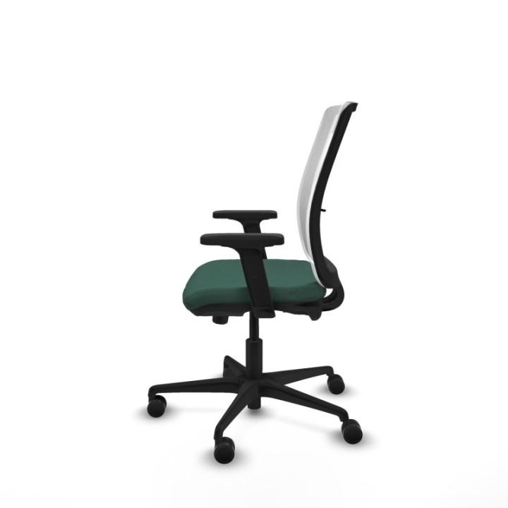 Haches traslack malla blanca bali verde botella brazos 2D base nailon ruedas 65mm nailon