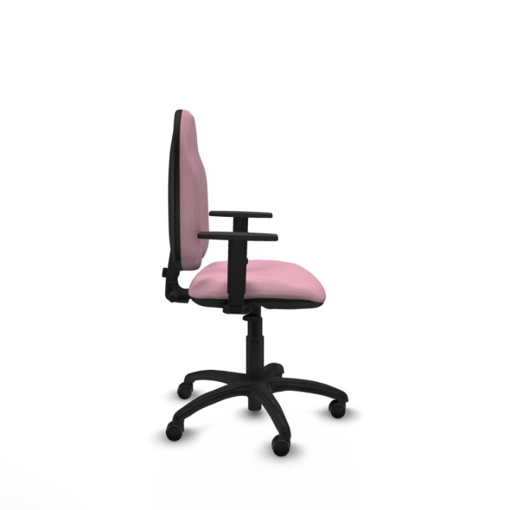 Algarra CP bali rosa brazos 1D base poliamida ruedas engomadas 50mm