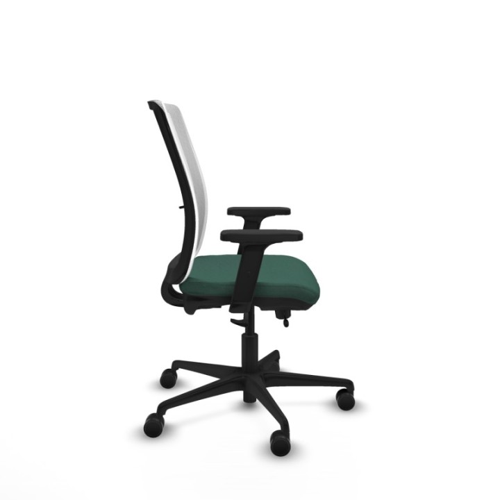 Haches traslack malla blanca bali verde botella brazos 2D base nailon ruedas 65mm nailon