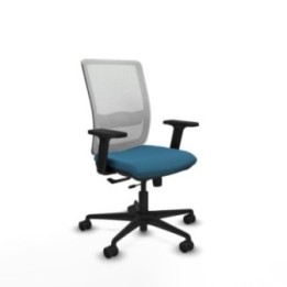 Haches traslack malla blanca bali verde petroleo brazos 2D base nailon ruedas 65mm nailon