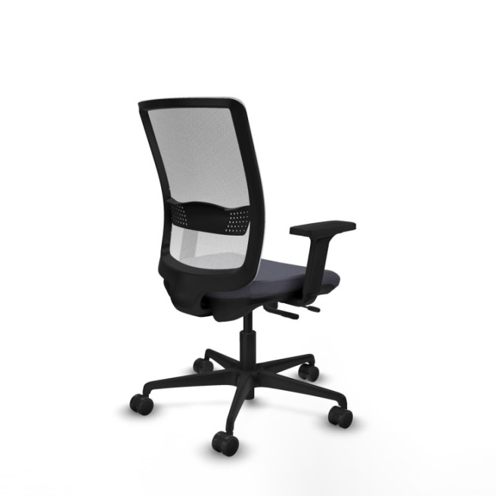 Haches traslack malla blanca bali gris oscuro brazos 2D base nailon ruedas 65mm nailon