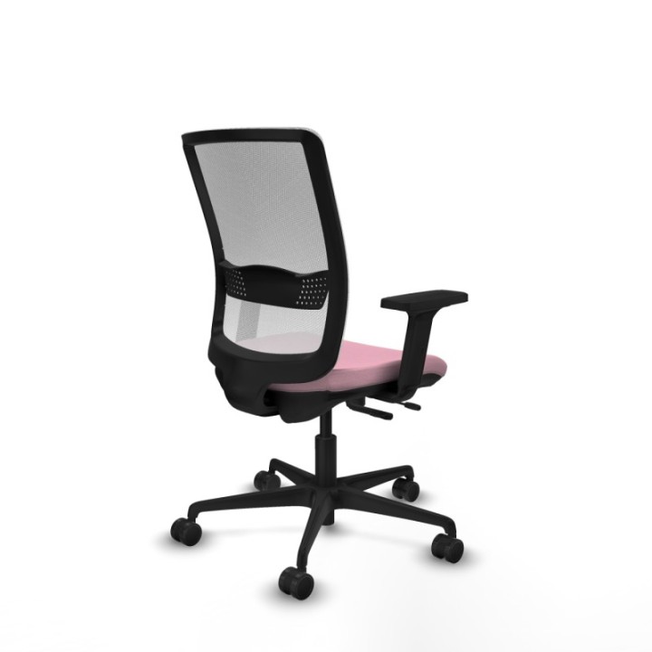 Haches traslack malla blanca bali rosa brazos 2D base nailon ruedas 65mm nailon