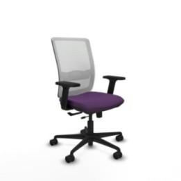 Haches traslack malla blanca bali morado brazos 2D base nailon ruedas 65mm nailon