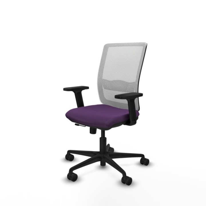 Haches traslack malla blanca bali morado brazos 2D base nailon ruedas 65mm nailon