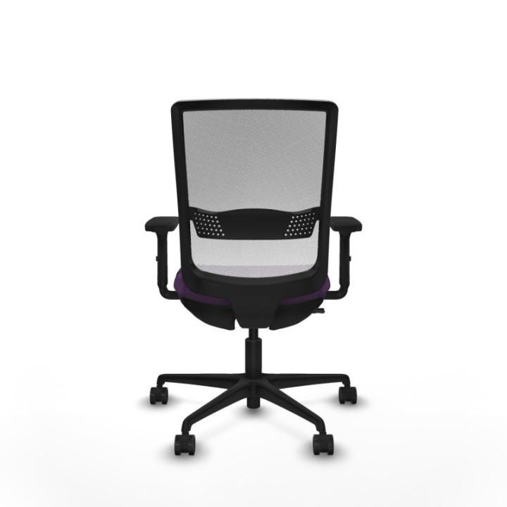 Haches traslack malla blanca bali morado brazos 2D base nailon ruedas 65mm nailon