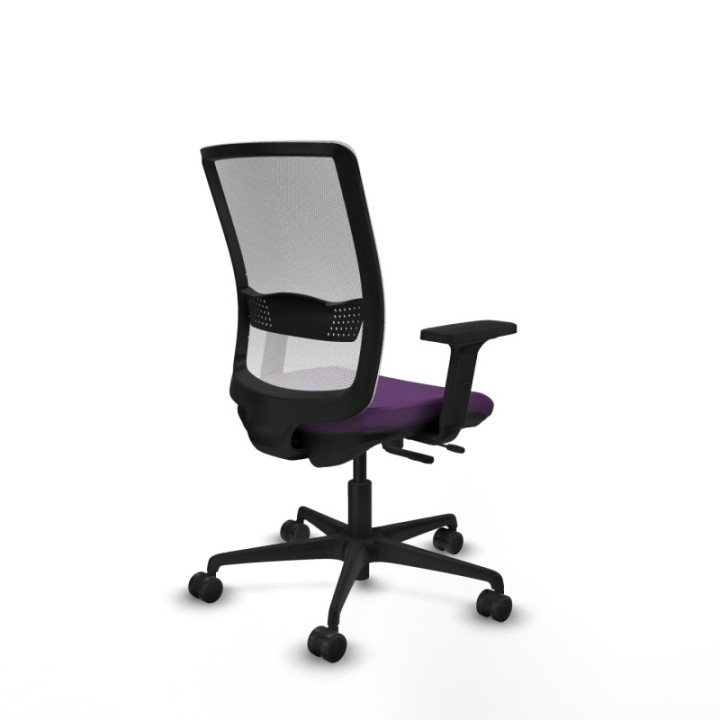 Haches traslack malla blanca bali morado brazos 2D base nailon ruedas 65mm nailon