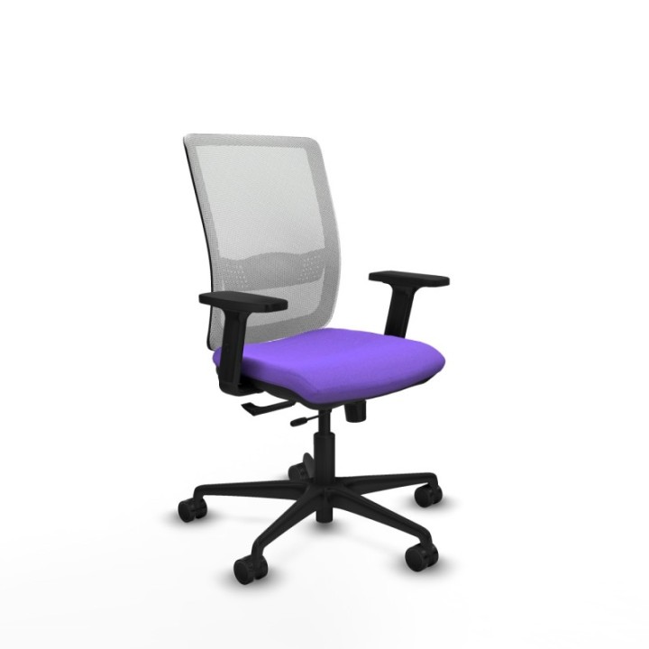 Haches traslack malla blanca bali lila brazos 2D base nailon ruedas 65mm nailon