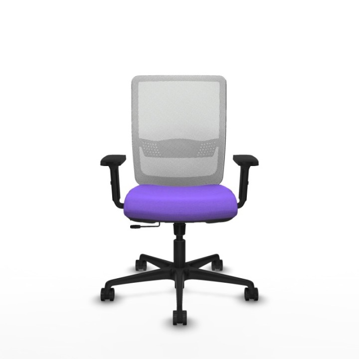 Haches traslack malla blanca bali lila brazos 2D base nailon ruedas 65mm nailon