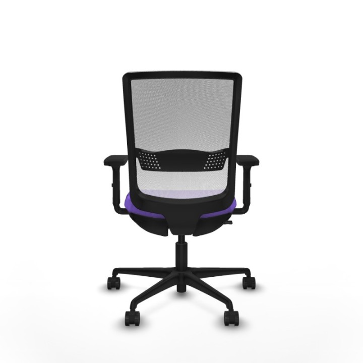 Haches traslack malla blanca bali lila brazos 2D base nailon ruedas 65mm nailon