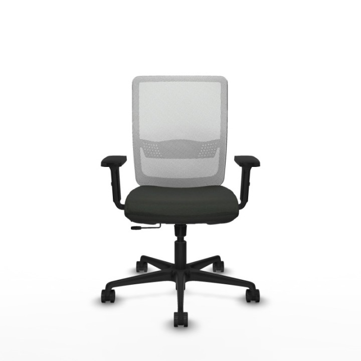 Haches traslack malla blanca bali negro brazos 2D base nailon ruedas 65mm nailon