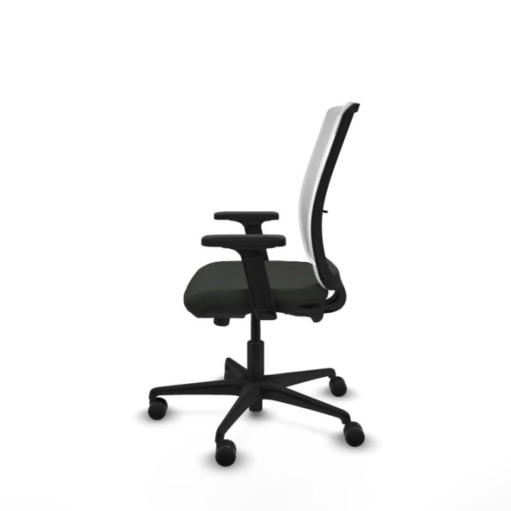 Haches traslack malla blanca bali negro brazos 2D base nailon ruedas 65mm nailon