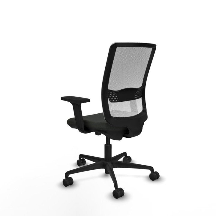 Haches traslack malla blanca bali negro brazos 2D base nailon ruedas 65mm nailon