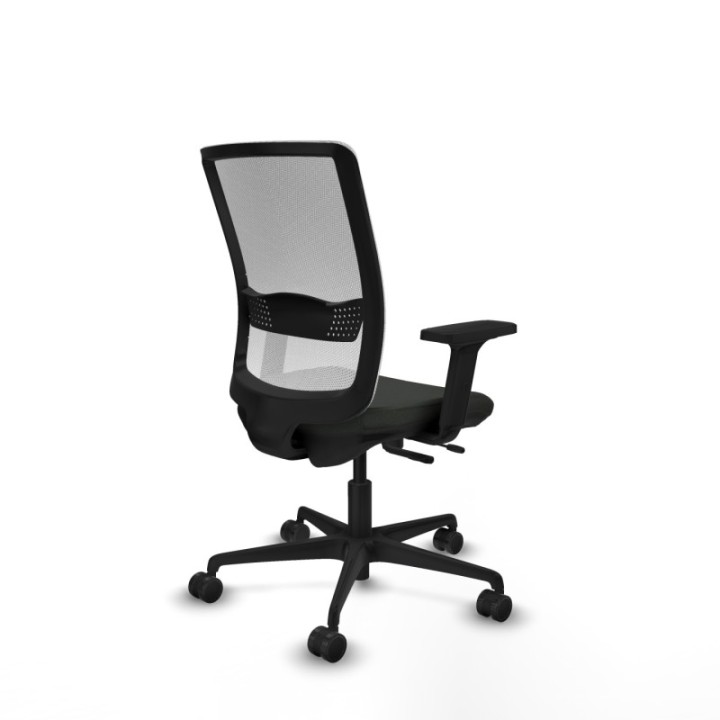 Haches traslack malla blanca bali negro brazos 2D base nailon ruedas 65mm nailon