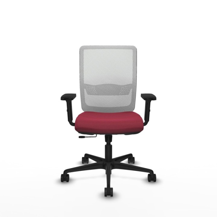 Haches traslack malla blanca bali granate brazos 2D base nailon ruedas 65mm nailon