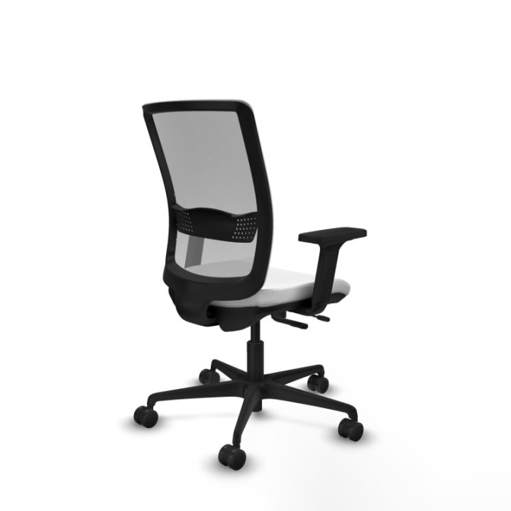 Haches traslack malla gris bali blanco brazos 2D base nailon ruedas 65mm nailon