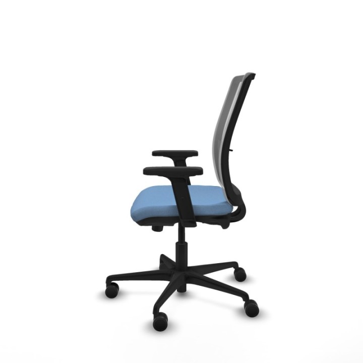 Haches traslack malla gris bali azul cielo brazos 2D base nailon ruedas 65mm nailon