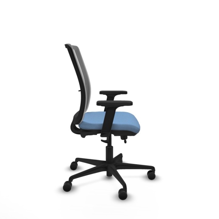 Haches traslack malla gris bali azul cielo brazos 2D base nailon ruedas 65mm nailon