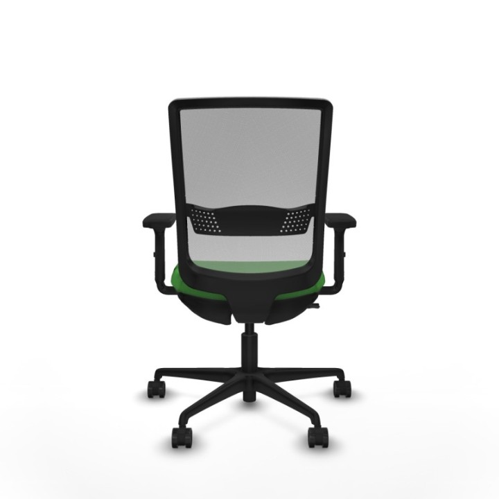 Haches traslack malla gris bali verde brazos 2D base nailon ruedas 65mm nailon