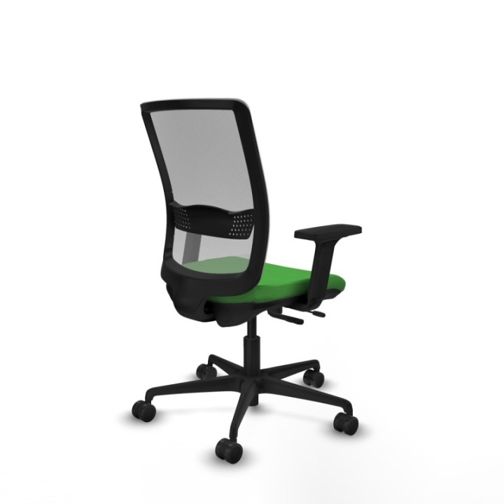 Haches traslack malla gris bali verde brazos 2D base nailon ruedas 65mm nailon