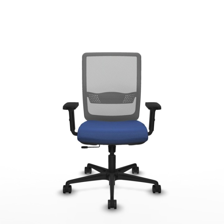 Haches traslack malla gris bali azul marino brazos 2D base nailon ruedas 65mm nailon