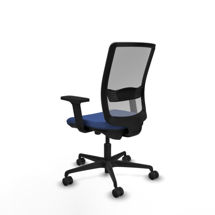 Haches traslack malla gris bali azul marino brazos 2D base nailon ruedas 65mm nailon