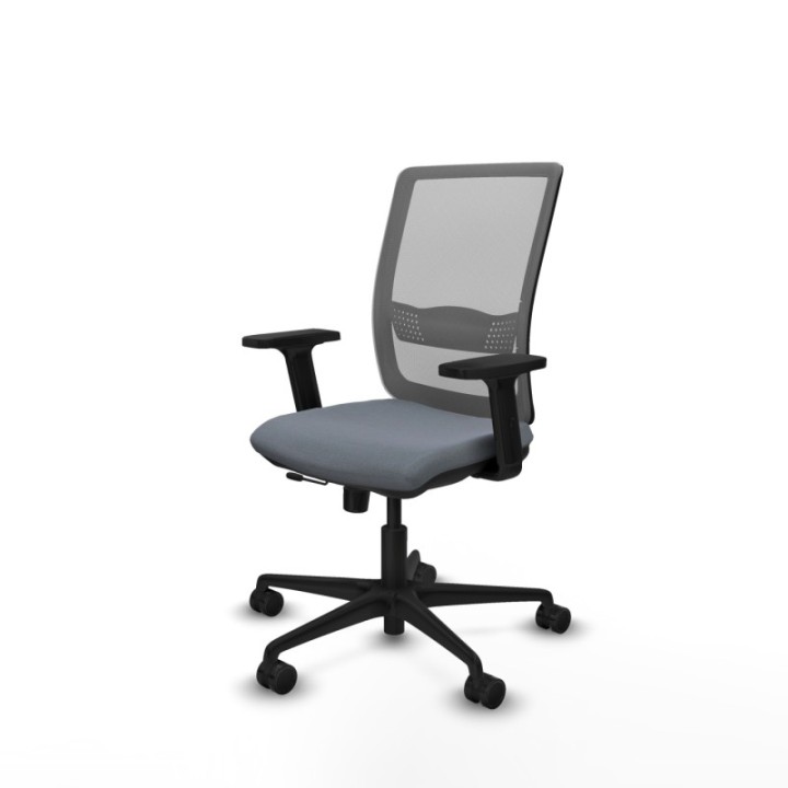 Haches traslack malla gris bali gris brazos 2D base nailon ruedas 65mm nailon