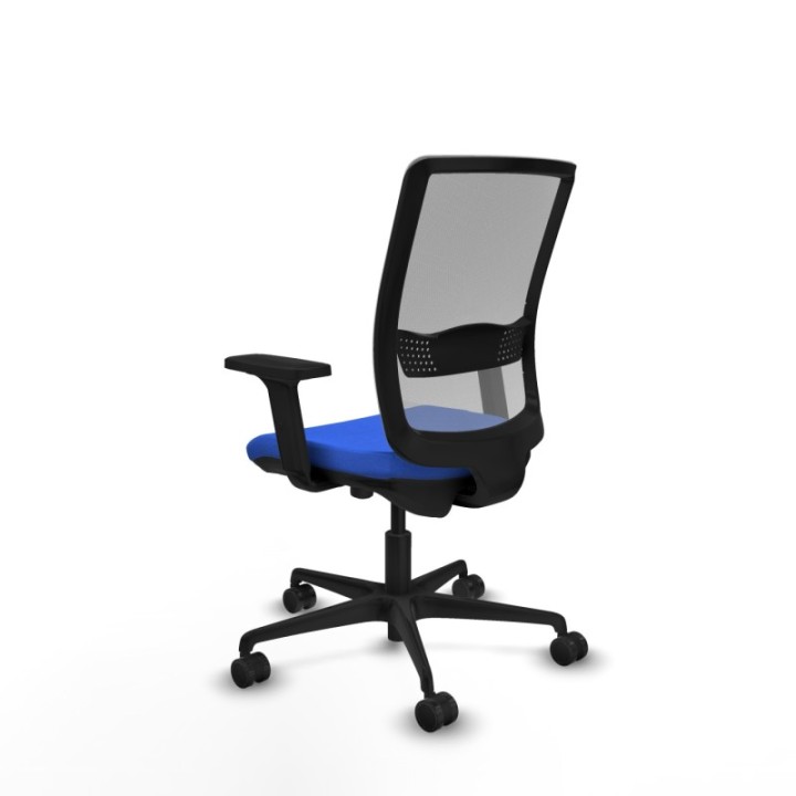 Haches traslack malla gris bali azul brazos 2D base nailon ruedas 65mm nailon