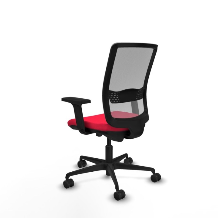 Haches traslack malla gris bali rojo brazos 2D base nailon ruedas 65mm nailon