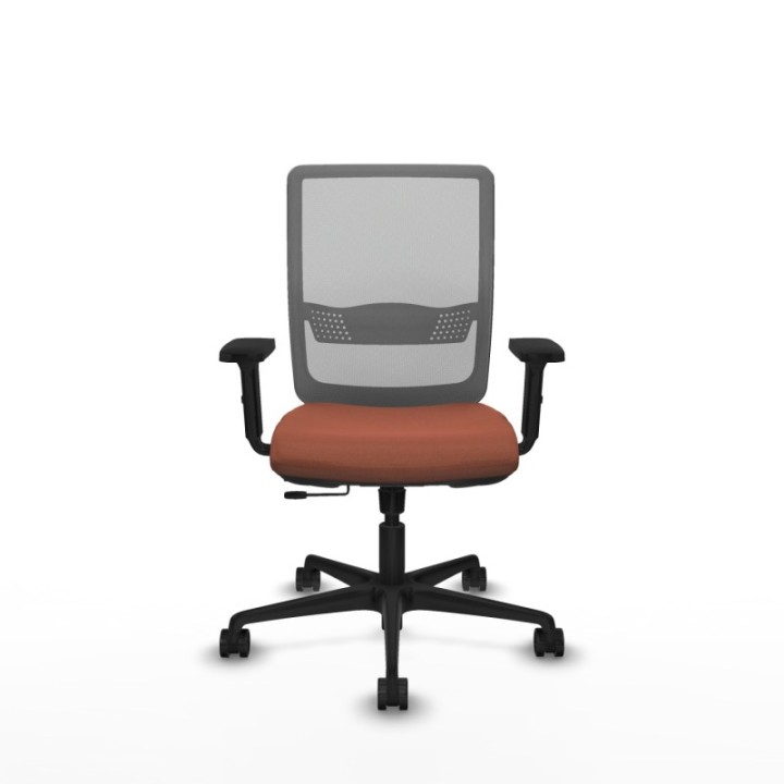 Haches traslack malla gris bali marrón brazos 2D base nailon ruedas 65mm nailon