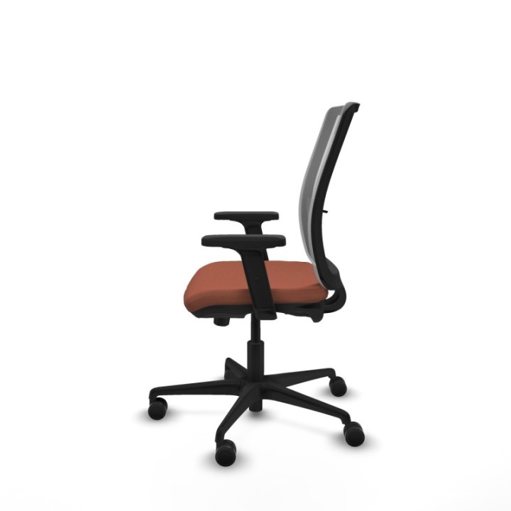 Haches traslack malla gris bali marrón brazos 2D base nailon ruedas 65mm nailon