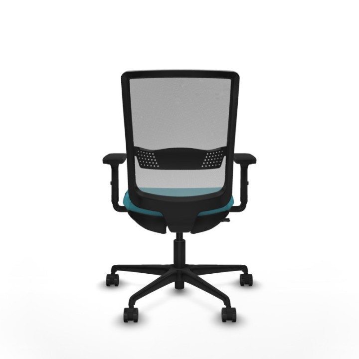 Haches traslack malla gris bali turquesa brazos 2D base nailon ruedas 65mm nailon