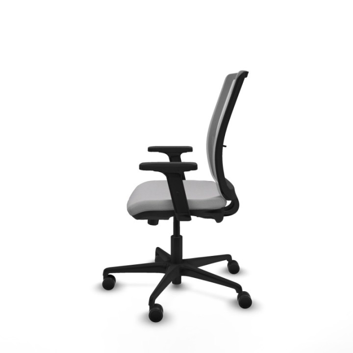 Haches traslack malla gris bali gris claro brazos 2D base nailon ruedas 65mm nailon