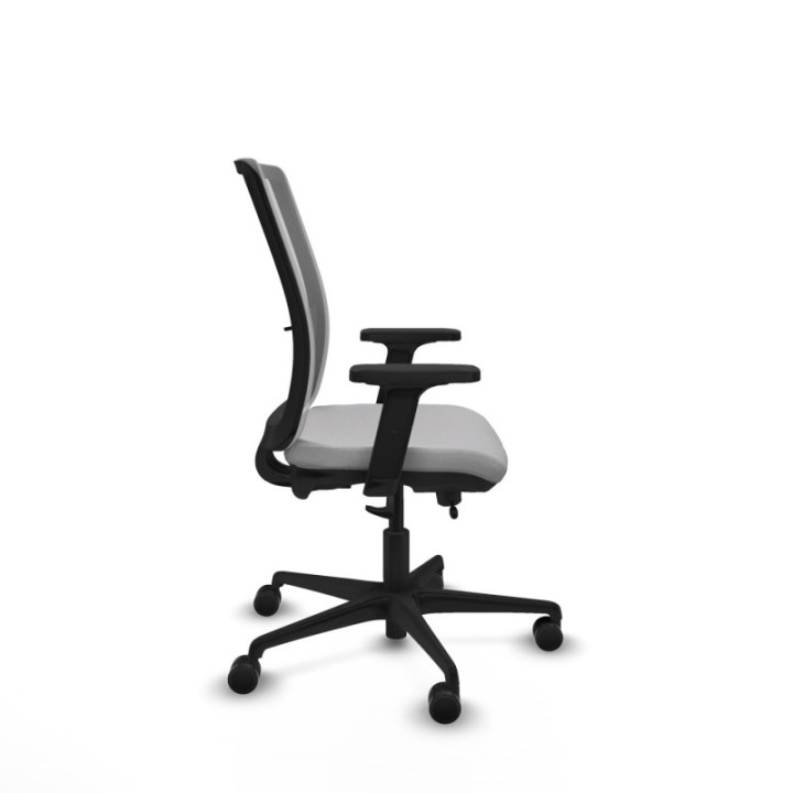 Haches traslack malla gris bali gris claro brazos 2D base nailon ruedas 65mm nailon