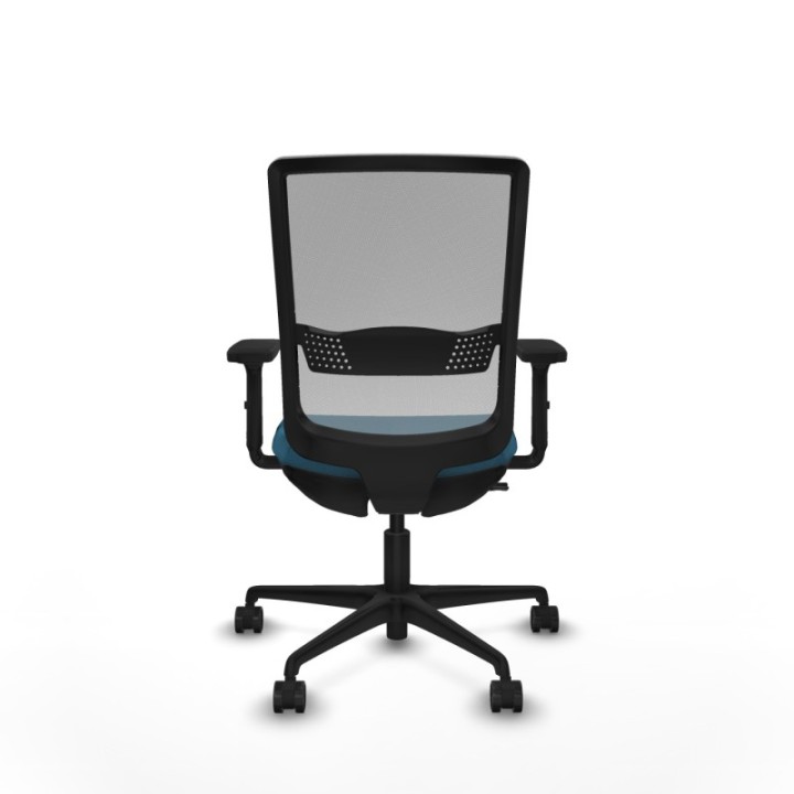 Haches traslack malla gris bali verde petroleo brazos 2D base nailon ruedas 65mm nailon