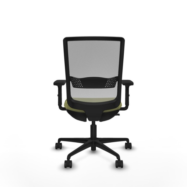 Haches traslack malla gris bali verde oliva brazos 2D base nailon ruedas 65mm nailon