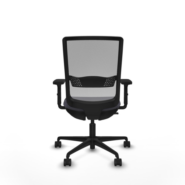 Haches traslack malla gris bali gris oscuro brazos 2D base nailon ruedas 65mm nailon