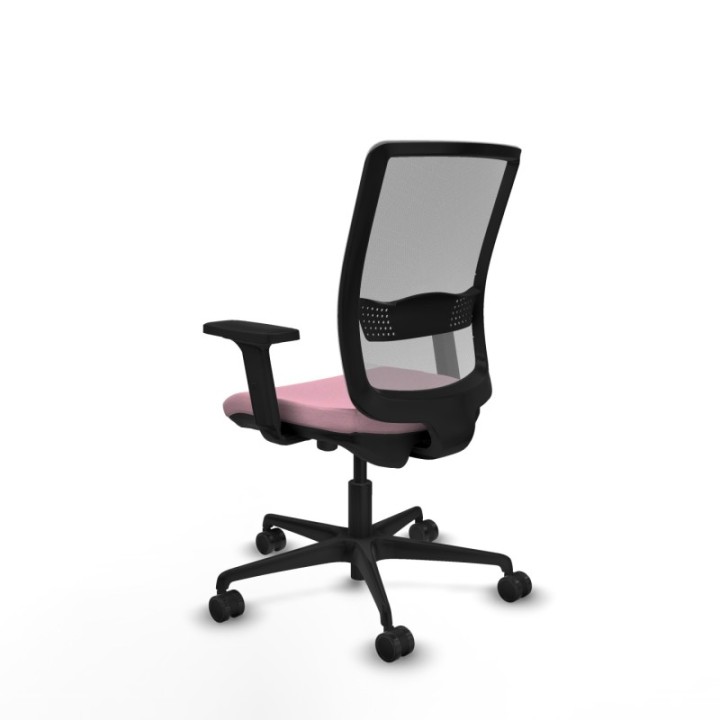 Haches traslack malla gris bali rosa brazos 2D base nailon ruedas 65mm nailon