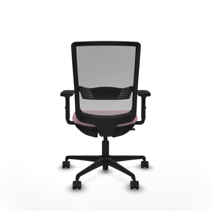 Haches traslack malla gris bali rosa brazos 2D base nailon ruedas 65mm nailon