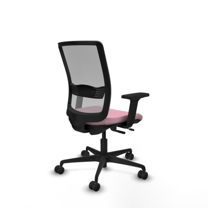 Haches traslack malla gris bali rosa brazos 2D base nailon ruedas 65mm nailon