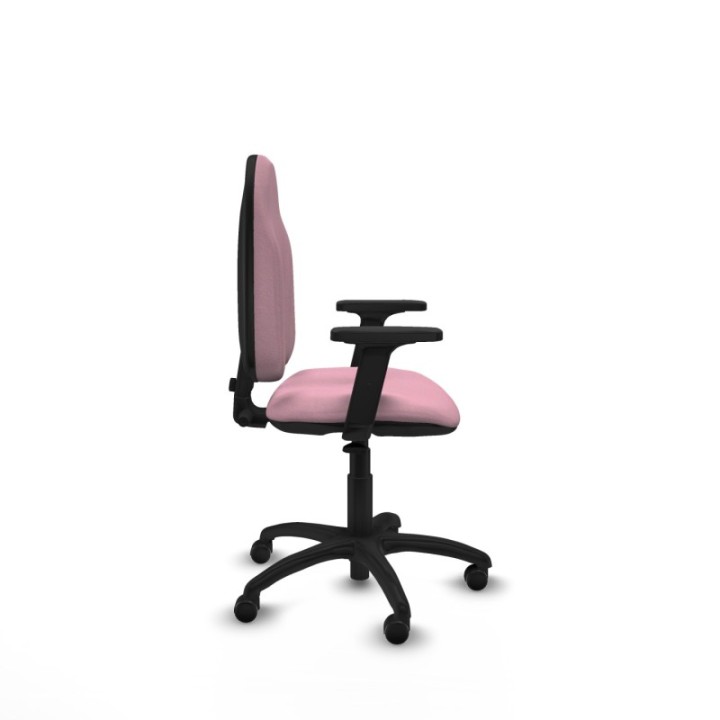 Algarra CP bali rosa brazos 2D base poliamida ruedas engomadas 50mm