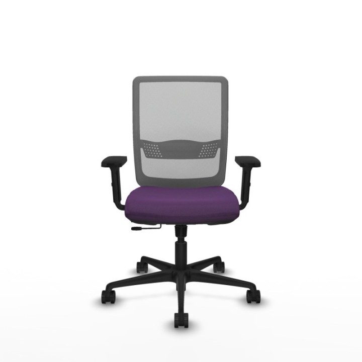 Haches traslack malla gris bali morado brazos 2D base nailon ruedas 65mm nailon