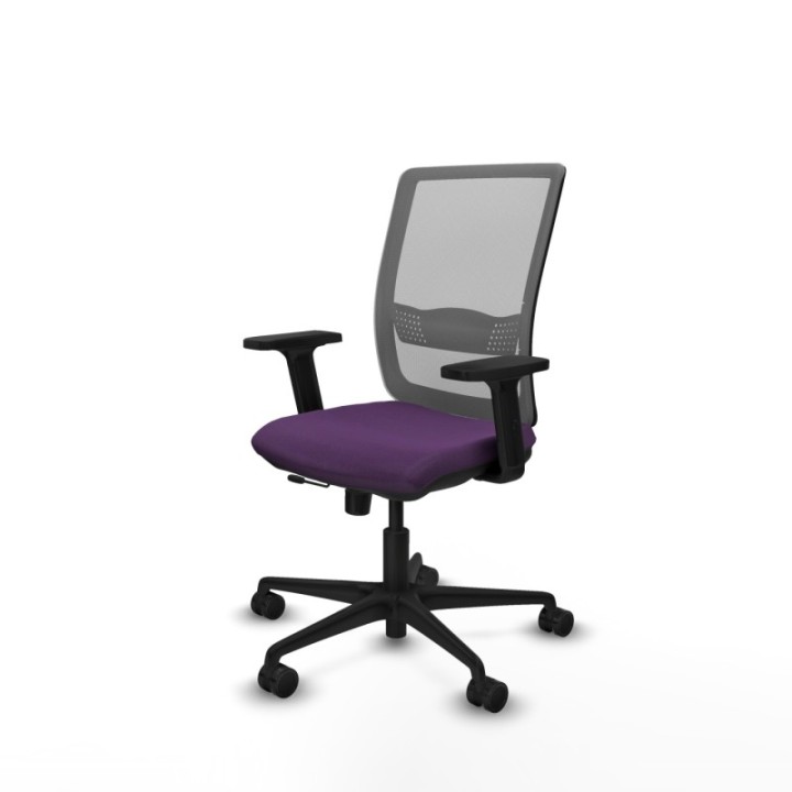 Haches traslack malla gris bali morado brazos 2D base nailon ruedas 65mm nailon