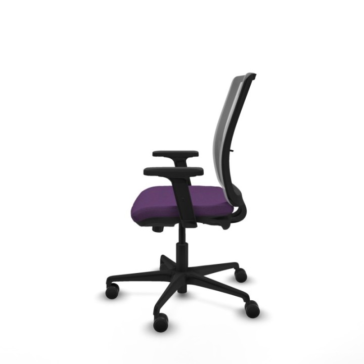 Haches traslack malla gris bali morado brazos 2D base nailon ruedas 65mm nailon