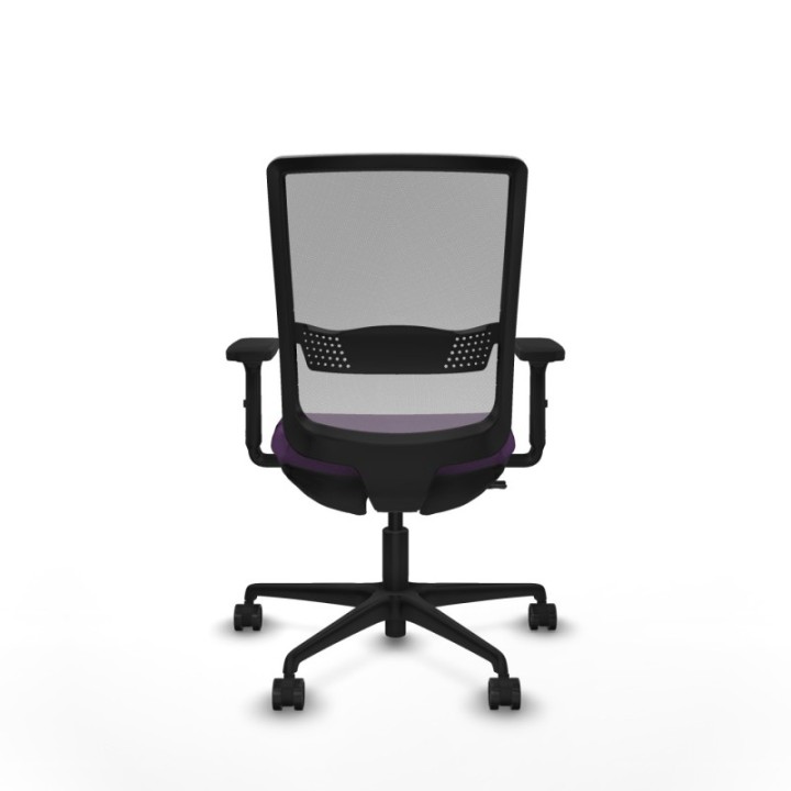 Haches traslack malla gris bali morado brazos 2D base nailon ruedas 65mm nailon