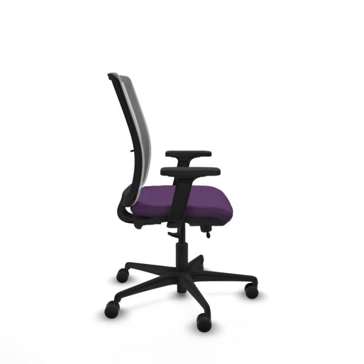 Haches traslack malla gris bali morado brazos 2D base nailon ruedas 65mm nailon