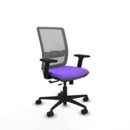 Haches traslack malla gris bali lila brazos 2D base nailon ruedas 65mm nailon